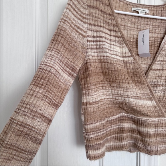 American Eagle Wrap Knit Sweater - Picture 5 of 11